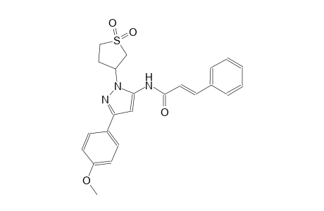 2-propenamide, N-[3-(4-methoxyphenyl)-1-(tetrahydro-1,1-dioxido-3-thienyl)-1H-pyrazol-5-yl]-3-phenyl-, (2E)-