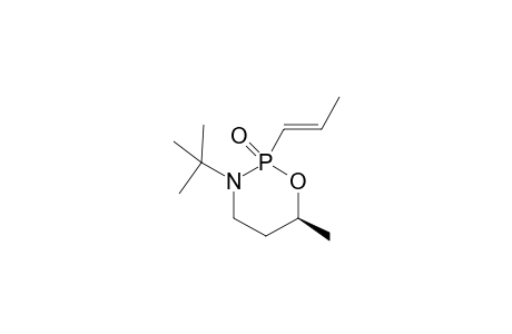 (S)-(2u,6l)-3-(1,1-Dimethylethyl)-6-methyl-2-(propenyl)-1,3,2-oxazaphosphorinane 2-Oxide