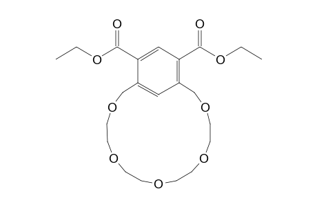3,6,9,12,15-pentaoxabicyclo[15.3.1]heneicosa-1(21),17,19-triene-18,20-dicarboxylic acid diethyl ester