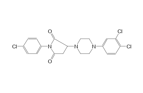 1-(4-chlorophenyl)-3-[4-(3,4-dichlorophenyl)-1-piperazinyl]-2,5-pyrrolidinedione