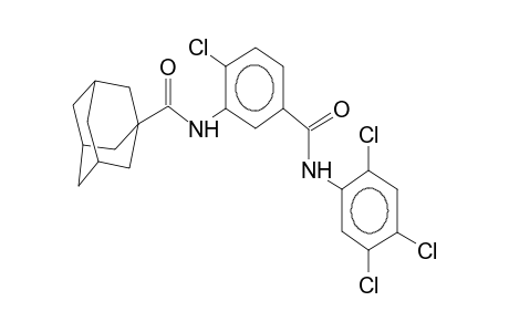 N-(2,4,5-trichlorophenyl)-4-chloro-3-(1-adamantylcarbamido)benzamide