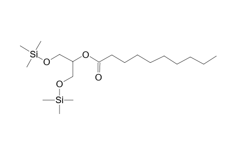 Decanoic acid, 2-[(trimethylsilyl)oxy]-1-[[(trimethylsilyl)oxy]methyl]ethyl ester