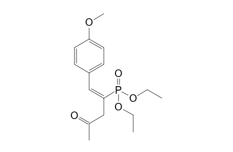 (Z)-Diethyl 1-(4-methoxybenzylidene)-3-oxobutylphosphonate