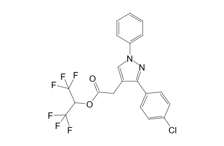 lonazolac or 3-(4-chlorophenyl)-1-phenyl-1H-pyrazole-4-acetic acid 1,1-di(trifluoromethyl)methyl ester