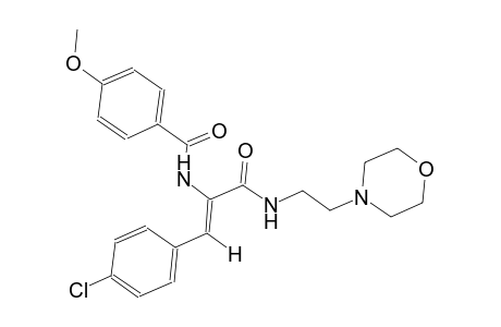 benzamide, N-[(Z)-2-(4-chlorophenyl)-1-[[[2-(4-morpholinyl)ethyl]amino]carbonyl]ethenyl]-4-methoxy-