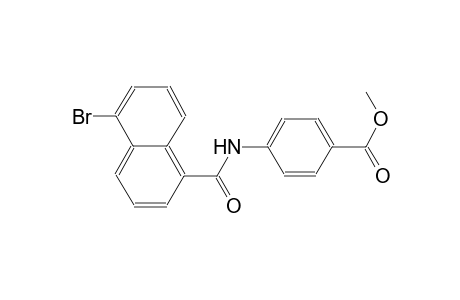 methyl 4-[(5-bromo-1-naphthoyl)amino]benzoate