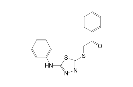 2-[(5-anilino-1,3,4-thiadiazol-2-yl)sulfanyl]-1-phenylethanone