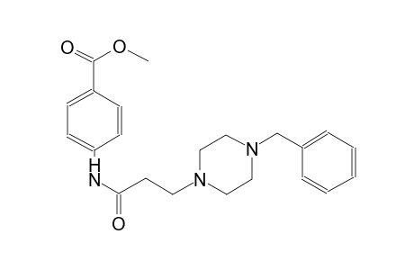 Methyl 4-([3-(4-benzyl-1-piperazinyl)propanoyl]amino)benzoate