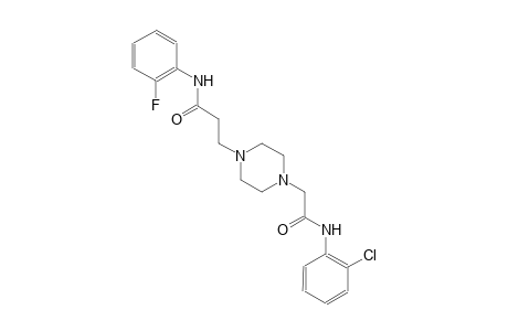 1-piperazinepropanamide, 4-[2-[(2-chlorophenyl)amino]-2-oxoethyl]-N-(2-fluorophenyl)-