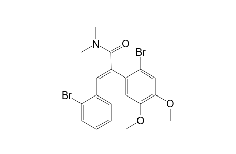 2-(2-Bromo-4,5-dimethoxyphenyl)-1-(2-promophenyl)-3,3-(N,N-dimethylamino)propenone