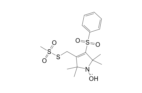 3-Methylsulfonylthiomethyl-2,2,5,5-tetramethyl-4-phenylsulfonyl-2,5-dihydro-1H-pyrrol-1-yloxyl radical