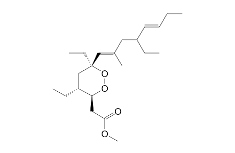 2-[(3S,4R,6S)-4,6-diethyl-6-[(1E,5E)-4-ethyl-2-methyl-octa-1,5-dienyl]dioxan-3-yl]acetic acid methyl ester