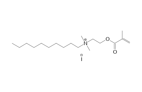 2-DIMETHYL-2-DECYL-1-METHACRYLOXYETHYL-AMMONIUM-IODINE