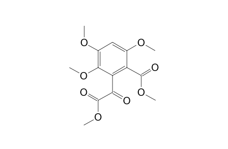 3,4,6-Trimethoxy-2-methoxyoxalyl-benzoic acid methyl ester