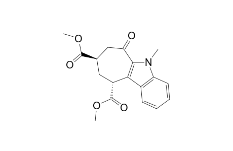 TRANS-DIMETHYL-5-METHYL-6-OXOCYCLOHEPTA-[B]-INDOLE-8,10-DICARBOXYLATE