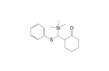 Cyclohexanone, 2-[(phenylthio)(trimethylsilyl)methyl]-