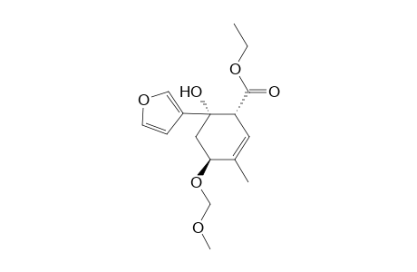 Ethyl (1RS,4SR,6SR)-6-Hydroxy-6-(3-furyl)-4-methoxymethoxy-3-methylcyclohex-2-enecarboxylate