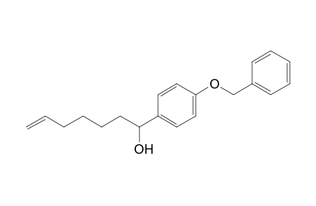 1-(4-benzoxyphenyl)hept-6-en-1-ol