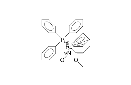 /.eta.-5/-Cyclopentadienyl-nitroso-triphenylphosphino-1-methoxy-cis-1-propenyl rhenium