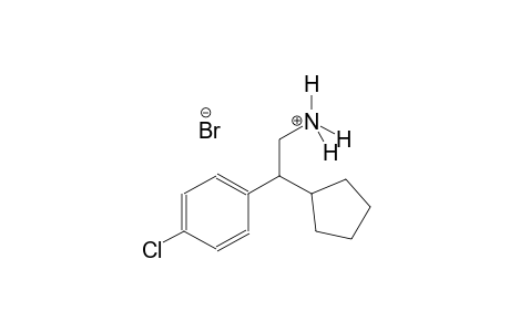 benzeneethanaminium, 4-chloro-beta-cyclopentyl-, bromide