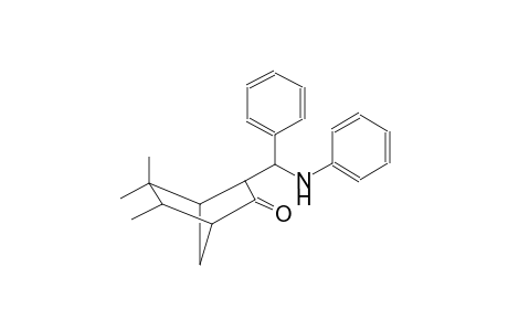 bicyclo[2.2.1]heptan-2-one, 5,5,6-trimethyl-3-[phenyl(phenylamino)methyl]-