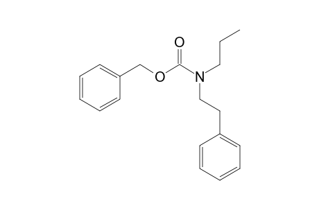 Carbonic acid, monoamide, N-(2-phenylethyl)-N-propyl-, benzyl ester