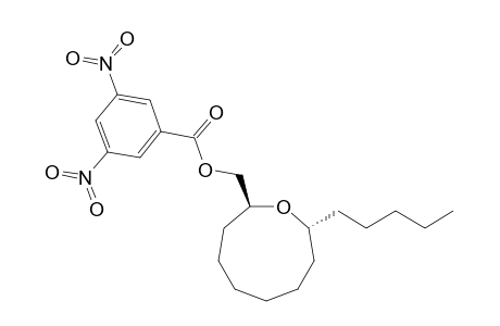 (2S*,9R*)-2-(3,5-Dinitrobenzoyloxymethyl)-9-pentyloxonane