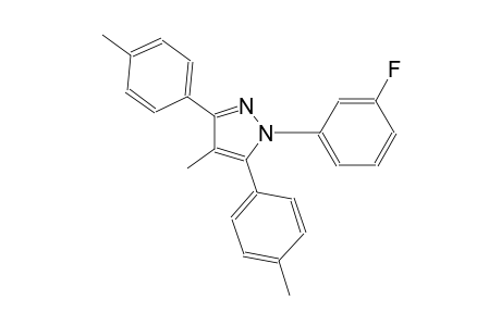 1-(3-fluorophenyl)-4-methyl-3,5-bis(4-methylphenyl)-1H-pyrazole