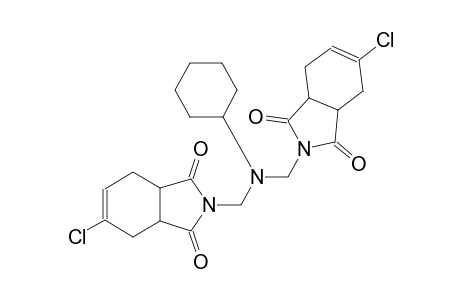 1H-isoindole-1,3(2H)-dione, 5-chloro-2-[[[(5-chloro-1,3,3a,4,7,7a-hexahydro-1,3-dioxo-2H-isoindol-2-yl)methyl]cyclohexylamino]methyl]-3a,4,7,7a-