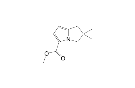 6,6-Dimethyl-5,7-dihydropyrrolizine-3-carboxylic acid methyl ester
