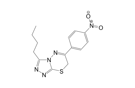 3-Butyl-6-(4-nitro-phenyl)-7H-[1,2,4]triazolo[3,4-b][1,3,4]thiadiazine