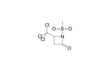 1-METHYLSULPHONYL-2-OXO-4-TRICHLOROMETHYLAZETIDINE