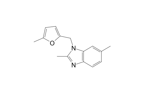 6-Methyl-2-methyl-1-[(5-methylfuran-2-yl)methyl]benzimidazole
