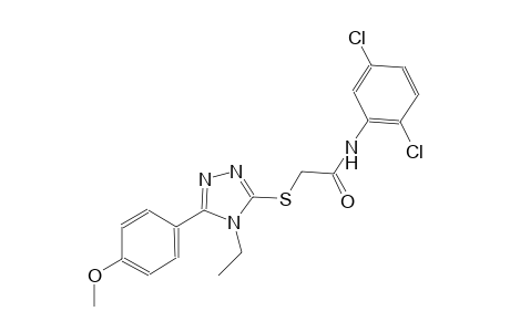 N-(2,5-dichlorophenyl)-2-{[4-ethyl-5-(4-methoxyphenyl)-4H-1,2,4-triazol-3-yl]sulfanyl}acetamide