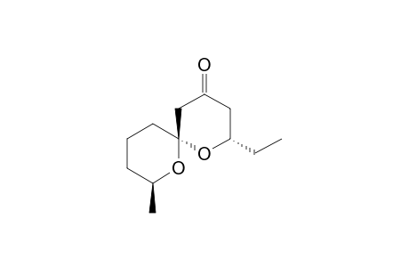 (2S,6R,8S)-2-Ethyl-8-methyl-1,7-dioxaspiro[5.5]undecan-4-one
