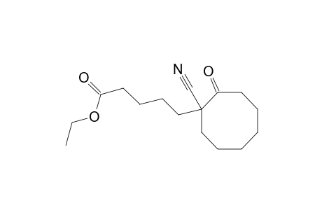 Cyclooctanepentanoic acid, 1-cyano-2-oxo-, ethyl ester