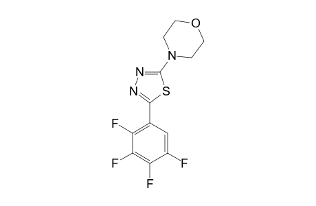 2-MORPHOLINO-5-(2,3,4,5-TETRAFLUOROPHENYL)-1,3,4-THIADIAZOLE