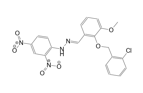 2-[(2-chlorobenzyl)oxy]-3-methoxybenzaldehyde (2,4-dinitrophenyl)hydrazone