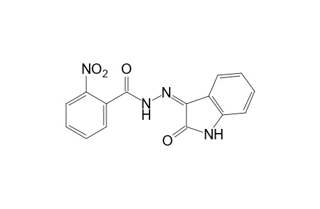 o-nitrobenzoic acid, (2-oxo-3-indolinylidene)hydrazide