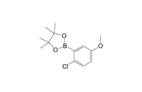 2-(2-Chloro-5-methoxyphenyl)-4, 4, 5, 5-tetramethyl-1, 3, 2-dioxaborolane