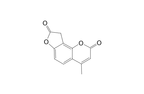 Furan-2(3H)-one [5,4-h]-4-methyl-2H-1-benzopyran-2-one