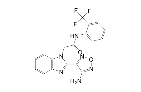 2-[2-(4-amino-1,2,5-oxadiazol-3-yl)-1H-benzimidazol-1-yl]-N-[2-(trifluoromethyl)phenyl]acetamide