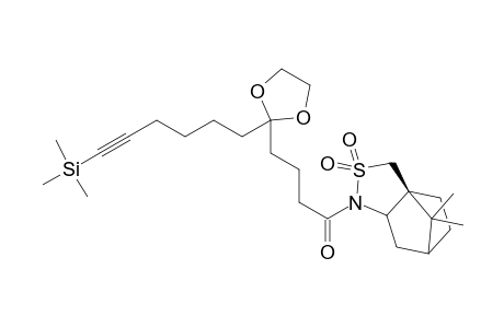 (2R)-N-(11-Trimethylsilyl-5',5'-ethylenedioxy-10'-undecenoyl)bornane-10,2-sultam