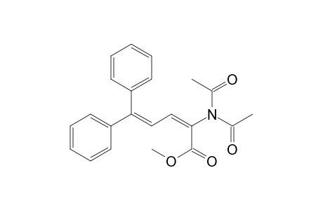 (2E)-2-(diacetylamino)-5,5-diphenyl-penta-2,4-dienoic acid methyl ester