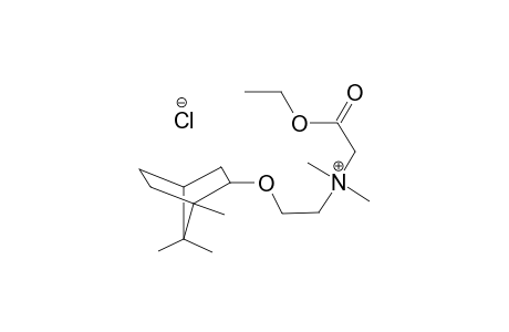 ethanaminium, 2-ethoxy-N,N-dimethyl-2-oxo-N-[2-[(1,7,7-trimethylbicyclo[2.2.1]hept-2-yl)oxy]ethyl]-, chloride