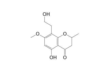 5-Hydroxy-8-(2-hydroxyethyl)-7-methoxy-2-methyl-2,3-dihydrochromen-4-one