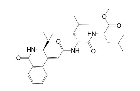 (S)-methyl 2-((R)-2-((Z)-2-((S)-3-isopropyl-1-oxo-2,3-dihydroisoquinolin-4(1H)-ylidene)acetamido)-4-methylpentanamido)-4-methylpentanoate