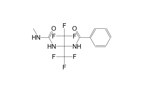 N-[2,2,2-trifluoro-1-{[(methylamino)carbonyl]amino}-1-(trifluoromethyl)ethyl]benzamide