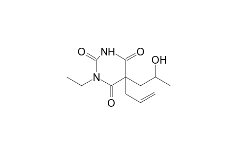 5-allyl-1-ethyl-5-(2-hydroxypropyl)barbituric acid, isomer