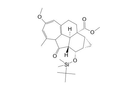(1R,3S,3aS,10aR,10bS)-Methyl 7-methoxy-5-methyl-3-[(t-butyldimethylsilyl)oxy]-4-oxo-1,2,3,3a,4a,9,10,10b-octahydro-1,2-methanocyclohept[bc]acenahthylene-10a(4H)-carboxylate